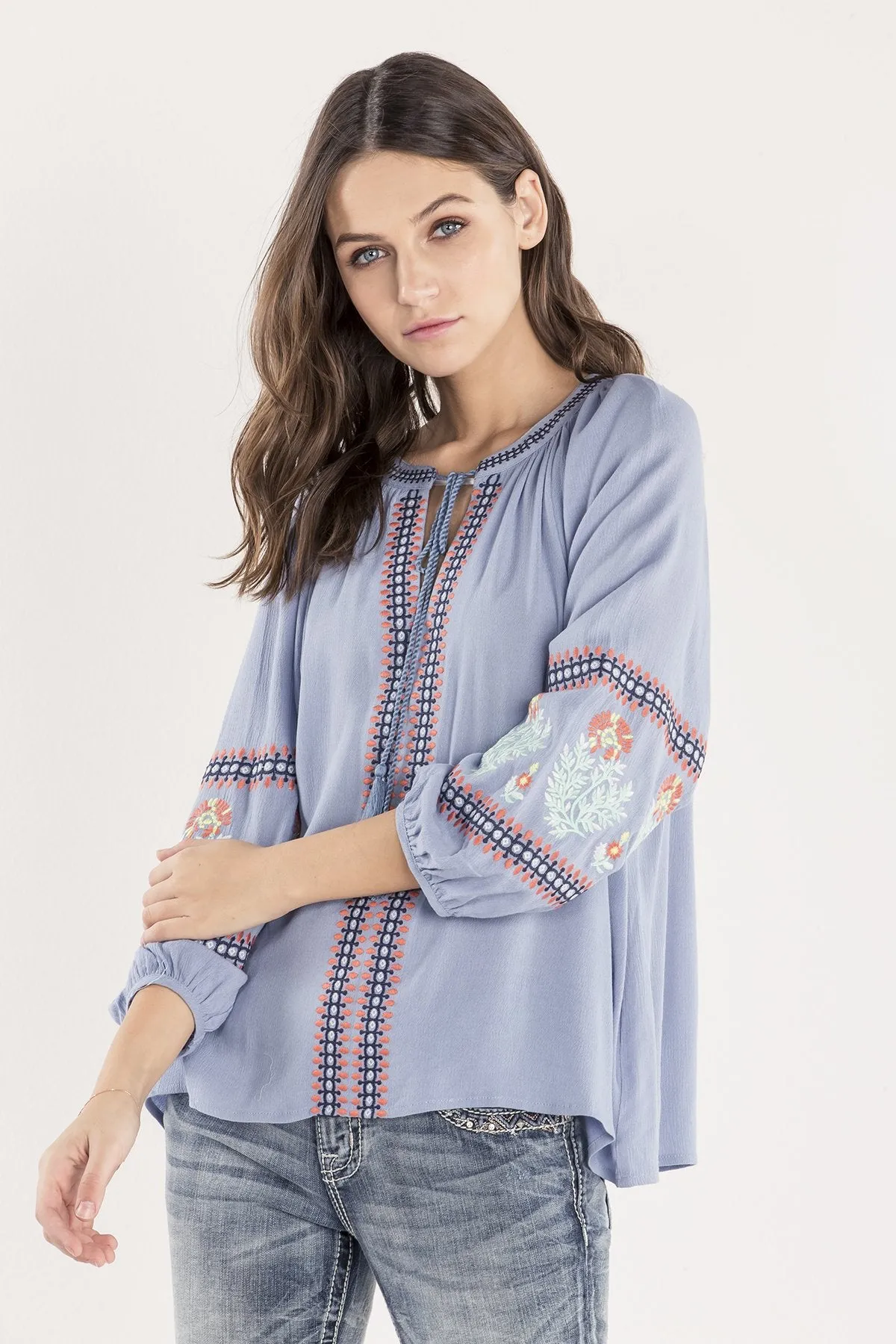 Blue Belle Top sold by Miss Me