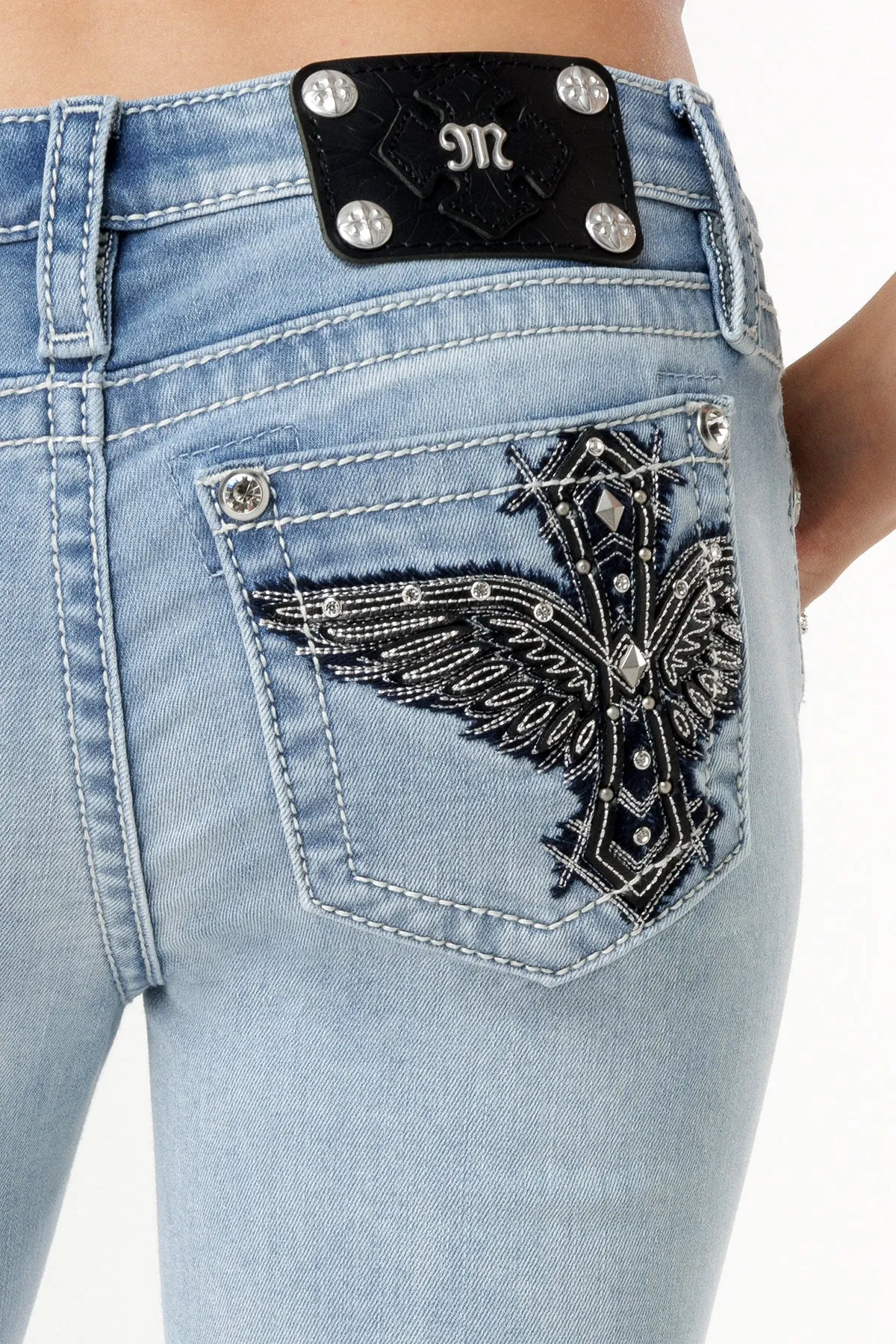 Ethereal Wings Bootcut Jeans sold by Miss Me product image thumbnail 5