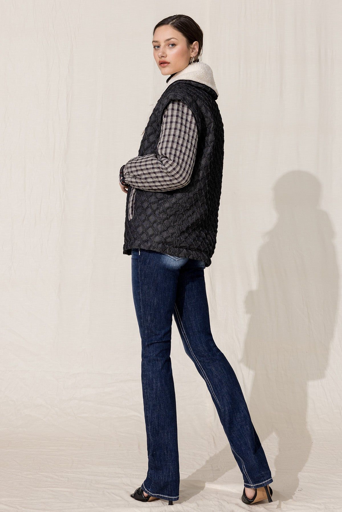 Button Down Sherpa Jacket sold by Miss Me product image thumbnail 5