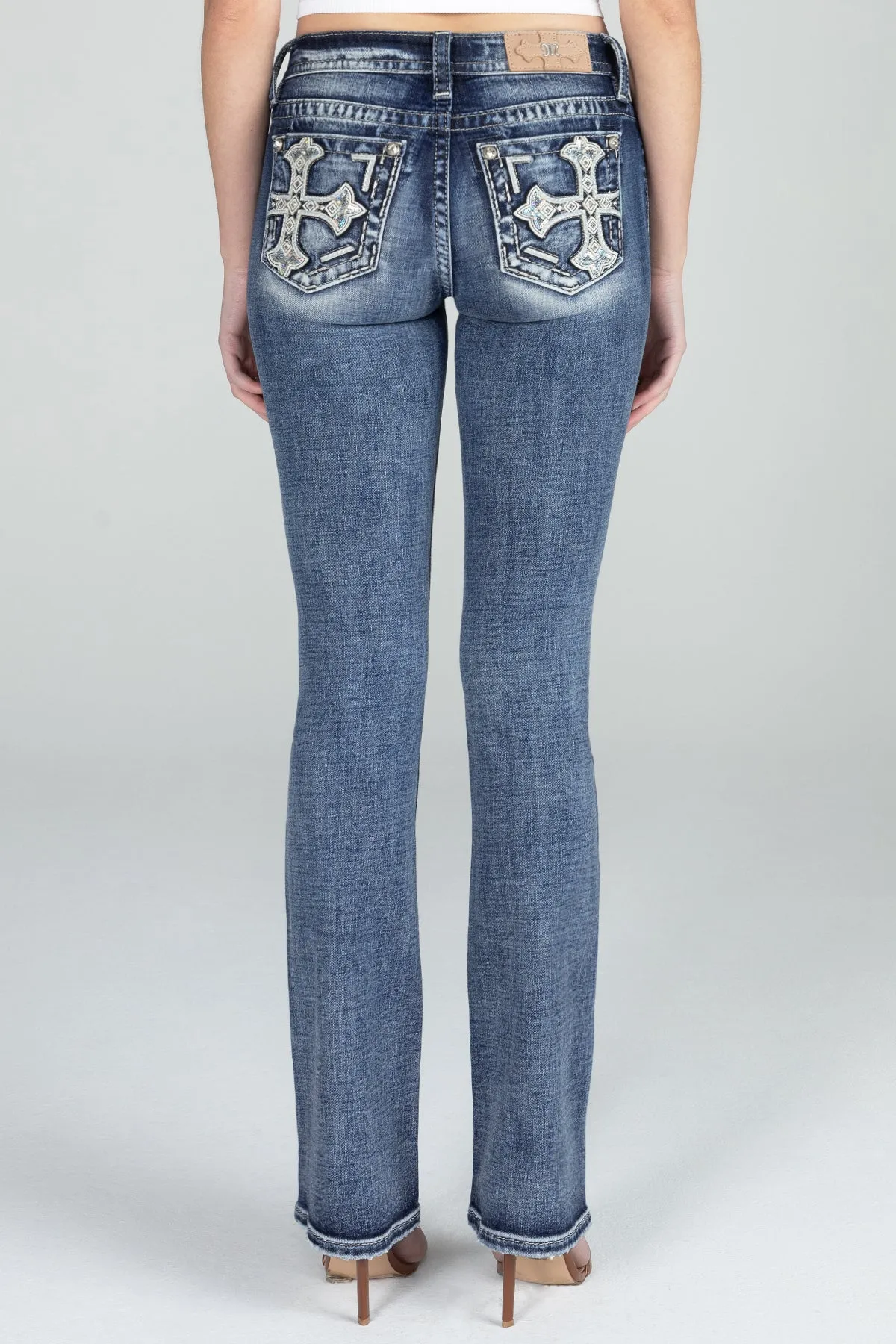Aztec Cross Bootcut Denim sold by Miss Me