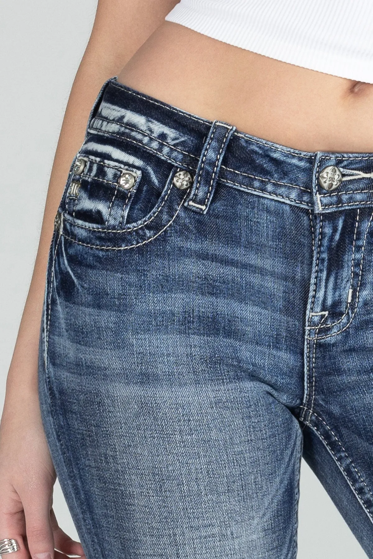 Aztec Cross Bootcut Denim sold by Miss Me product image thumbnail 5