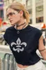 Fleur Muscle Graphic Tee sold by Miss Me