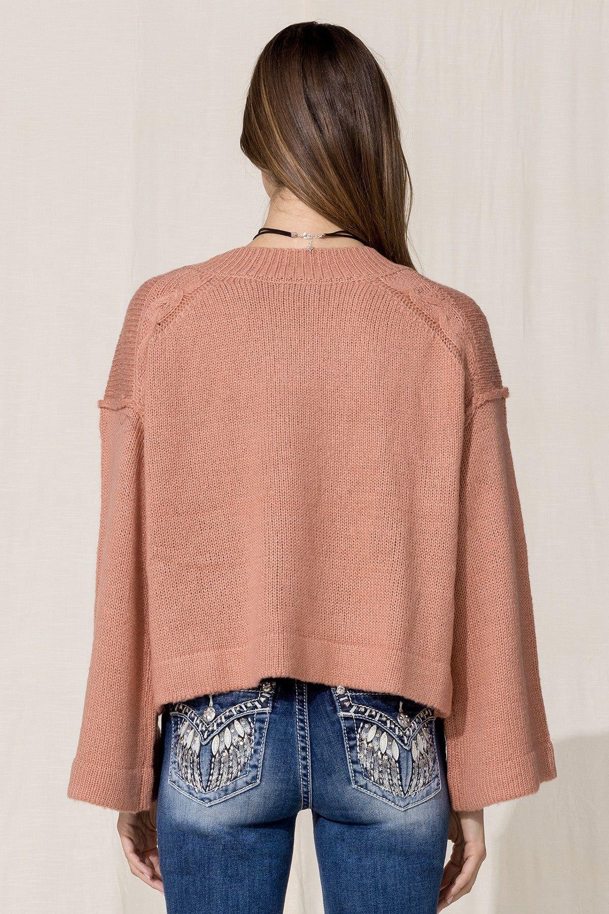 Aztec Printed Sweater sold by Miss Me product image thumbnail 2