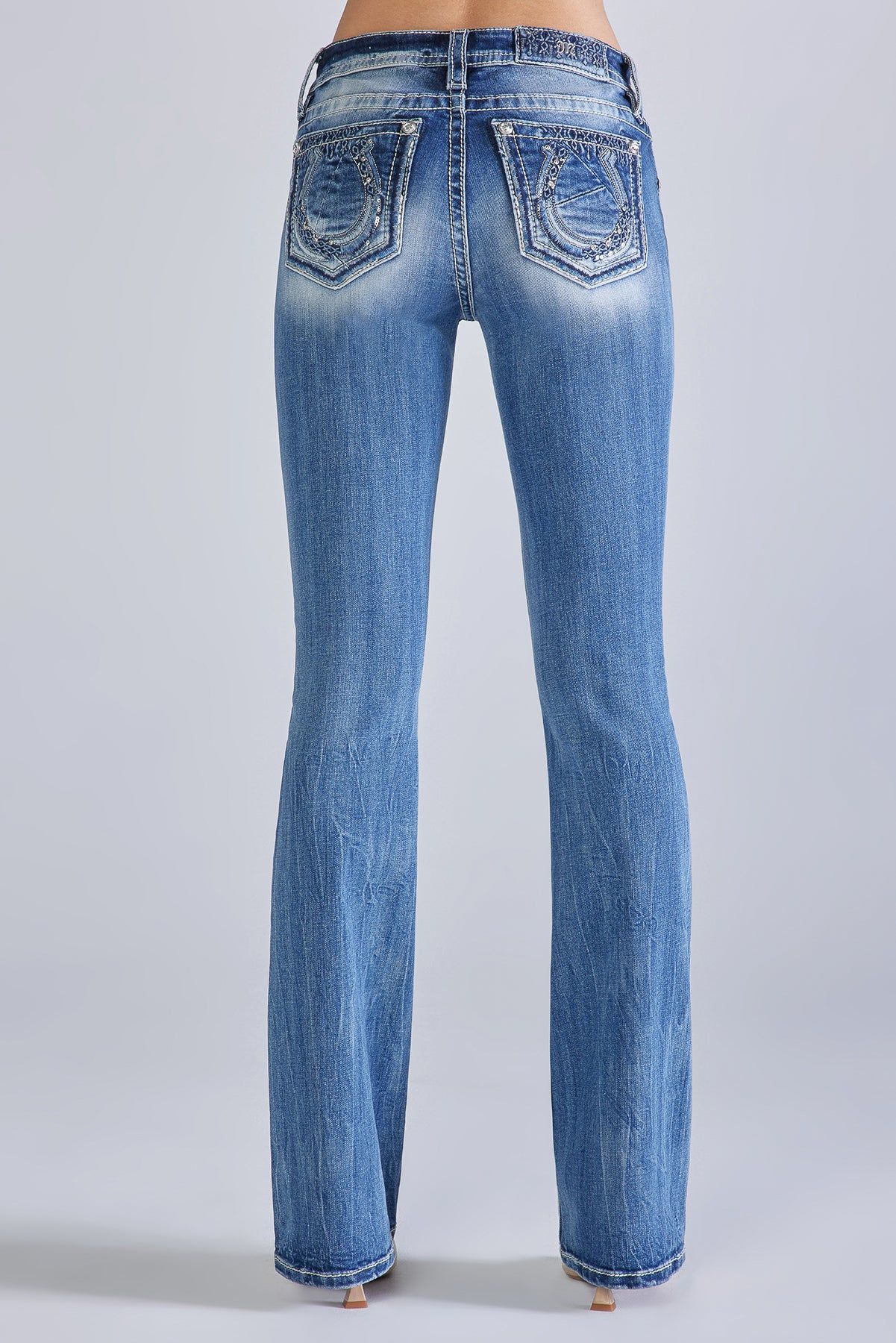 Broken Horseshoe Bootcut Jeans sold by Miss Me product image thumbnail 2