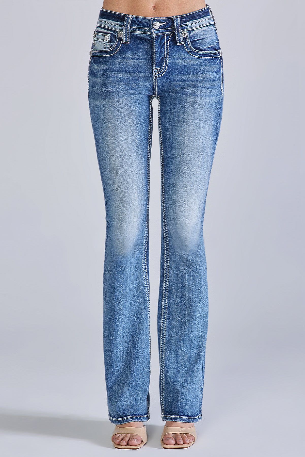 Broken Horseshoe Bootcut Jeans sold by Miss Me product image thumbnail 3