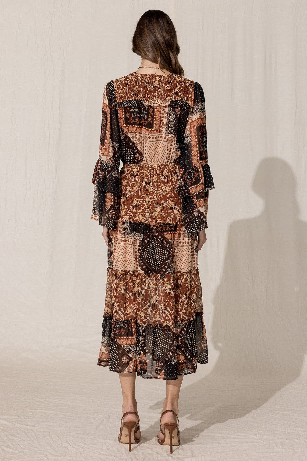 Multi Floral Maxi Dress sold by Miss Me product image thumbnail 4