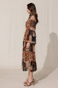 Multi Floral Maxi Dress sold by Miss Me