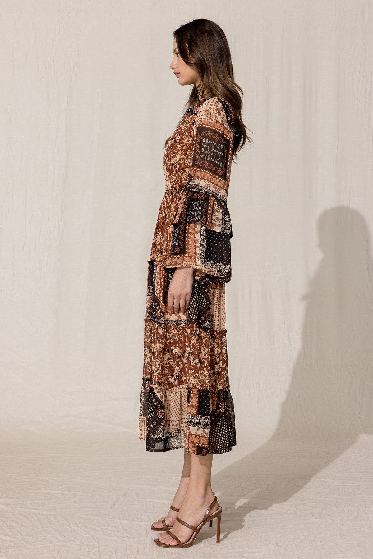 Multi Floral Maxi Dress sold by Miss Me product image thumbnail 5