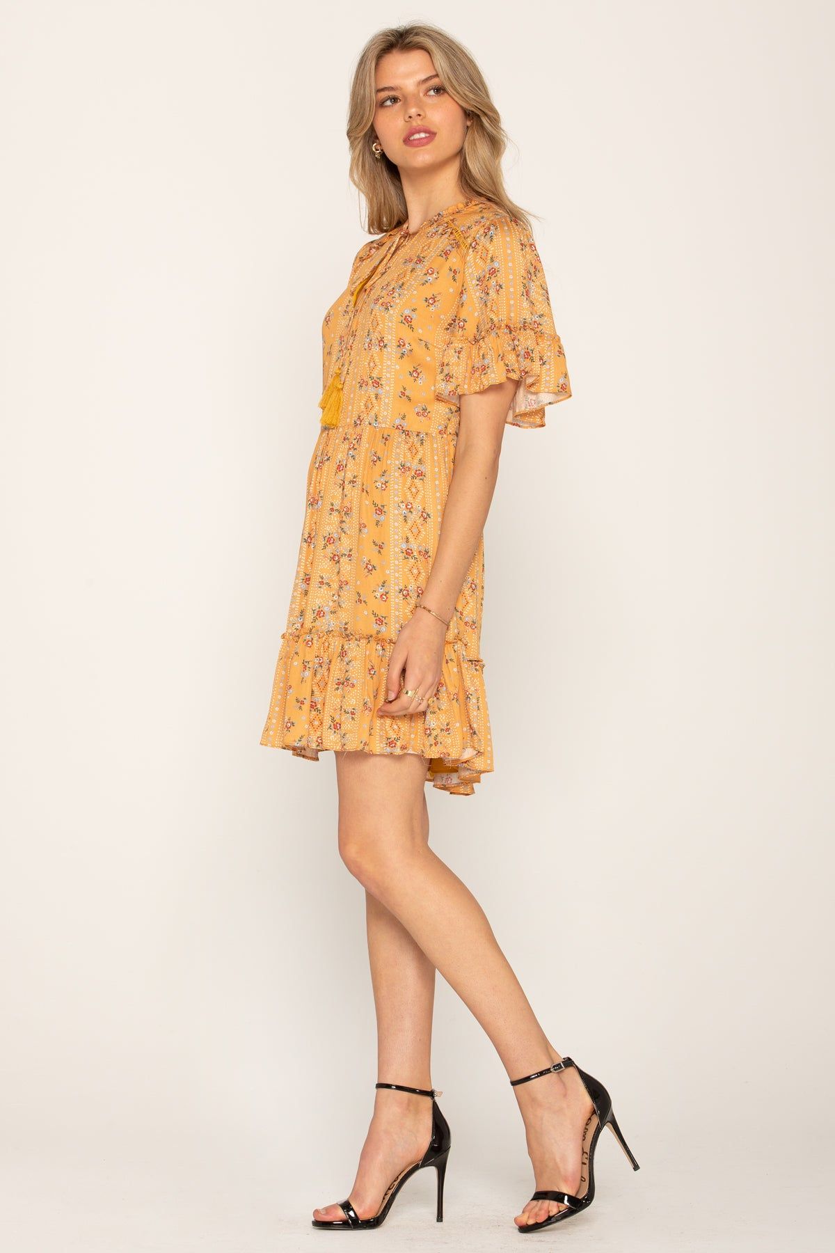 Floral Romance Mock Neck Dress sold by Miss Me product image thumbnail 2