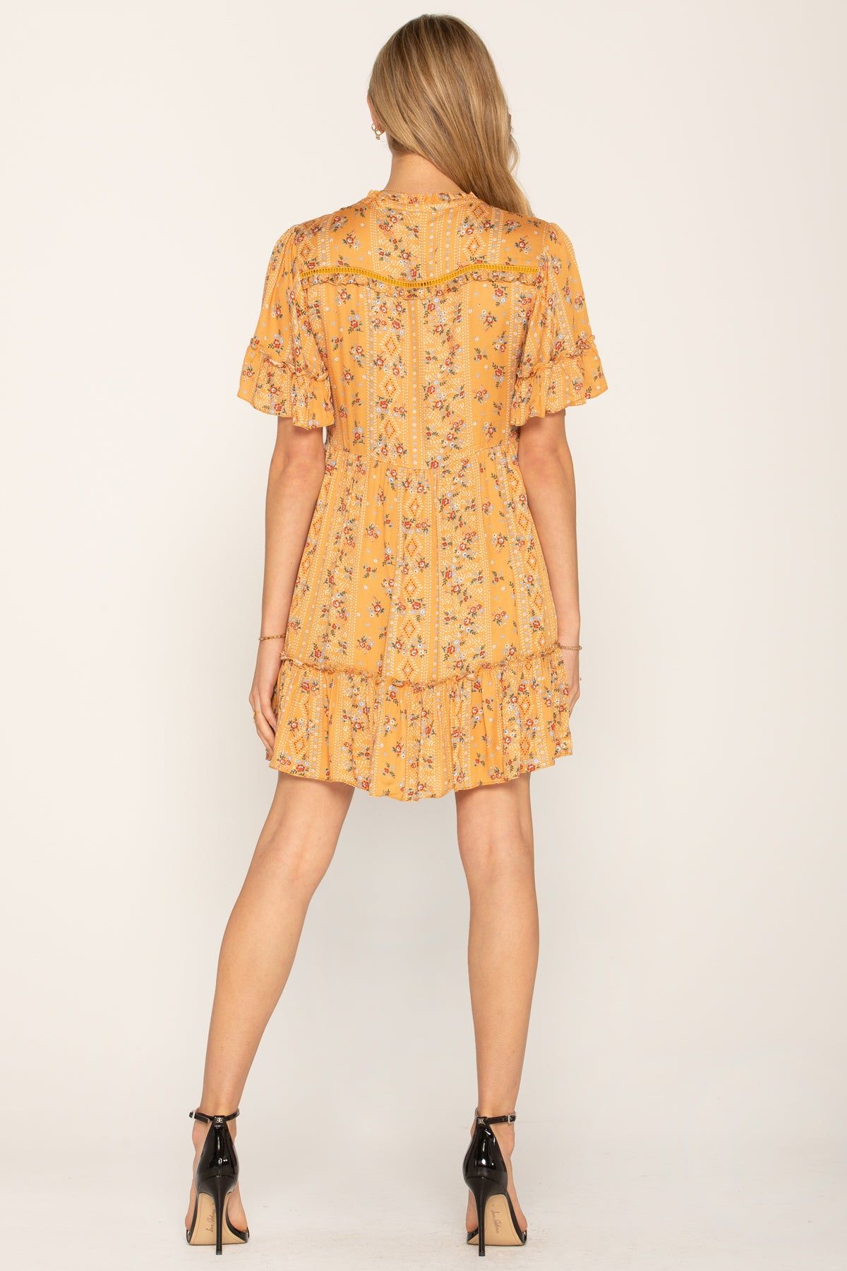 Floral Romance Mock Neck Dress sold by Miss Me product image thumbnail 3