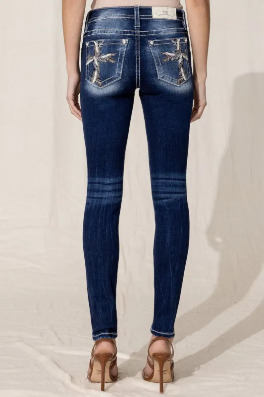 Nature's Cross Skinny Jean sold by Miss Me