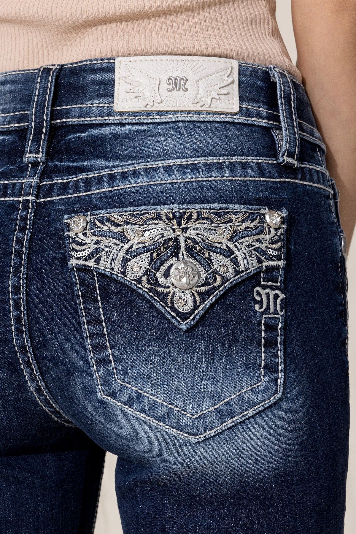 Proud Paisley Skinny Jean sold by Miss Me product image thumbnail 4