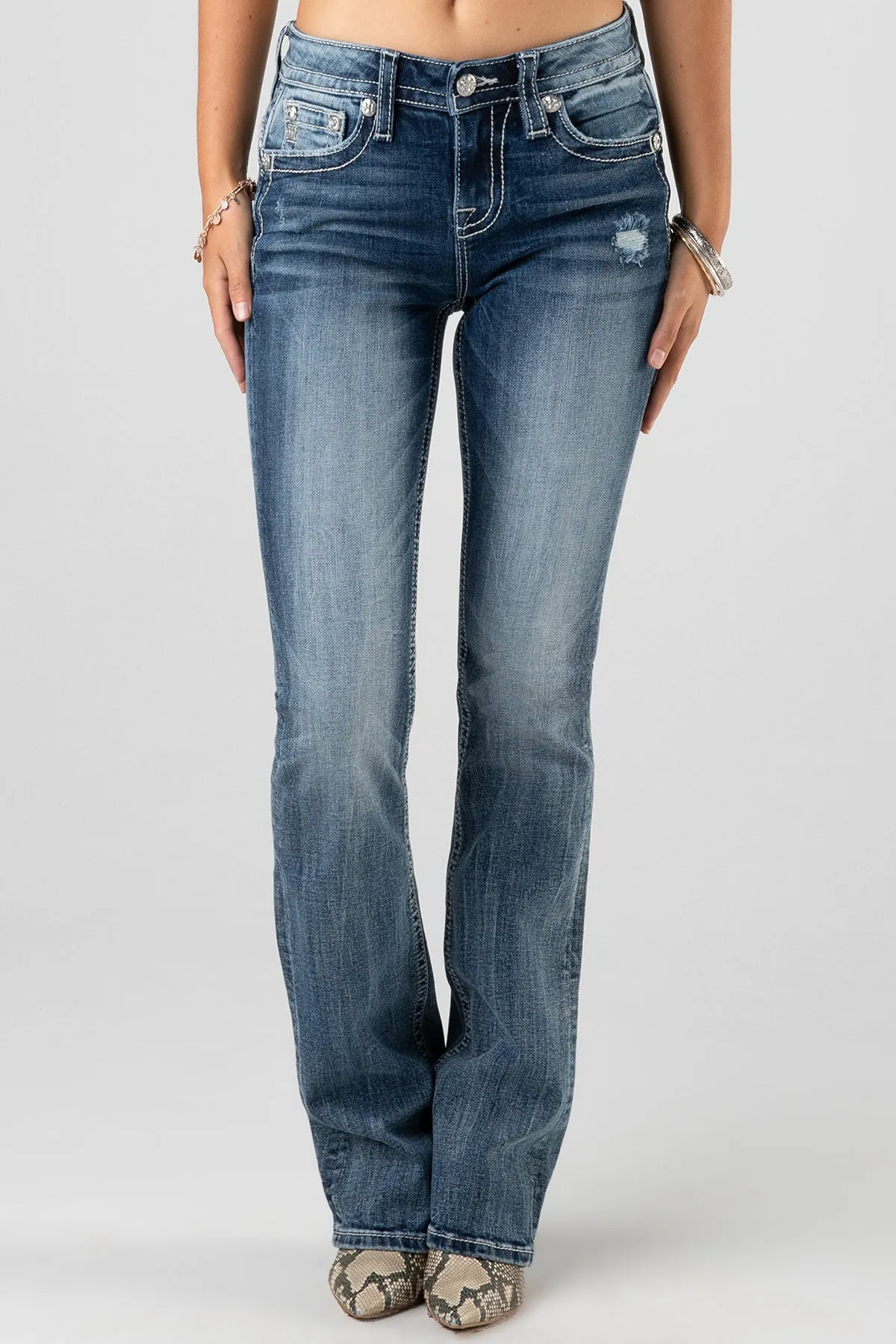 Glamour Shoe Bootcut Jeans sold by Miss Me product image thumbnail 2