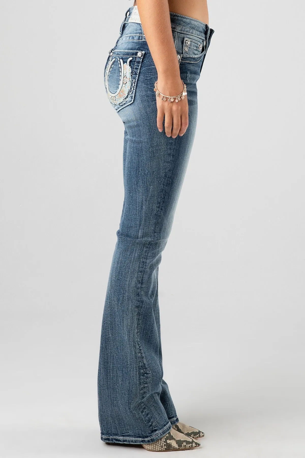 Glamour Shoe Bootcut Jeans sold by Miss Me product image thumbnail 3