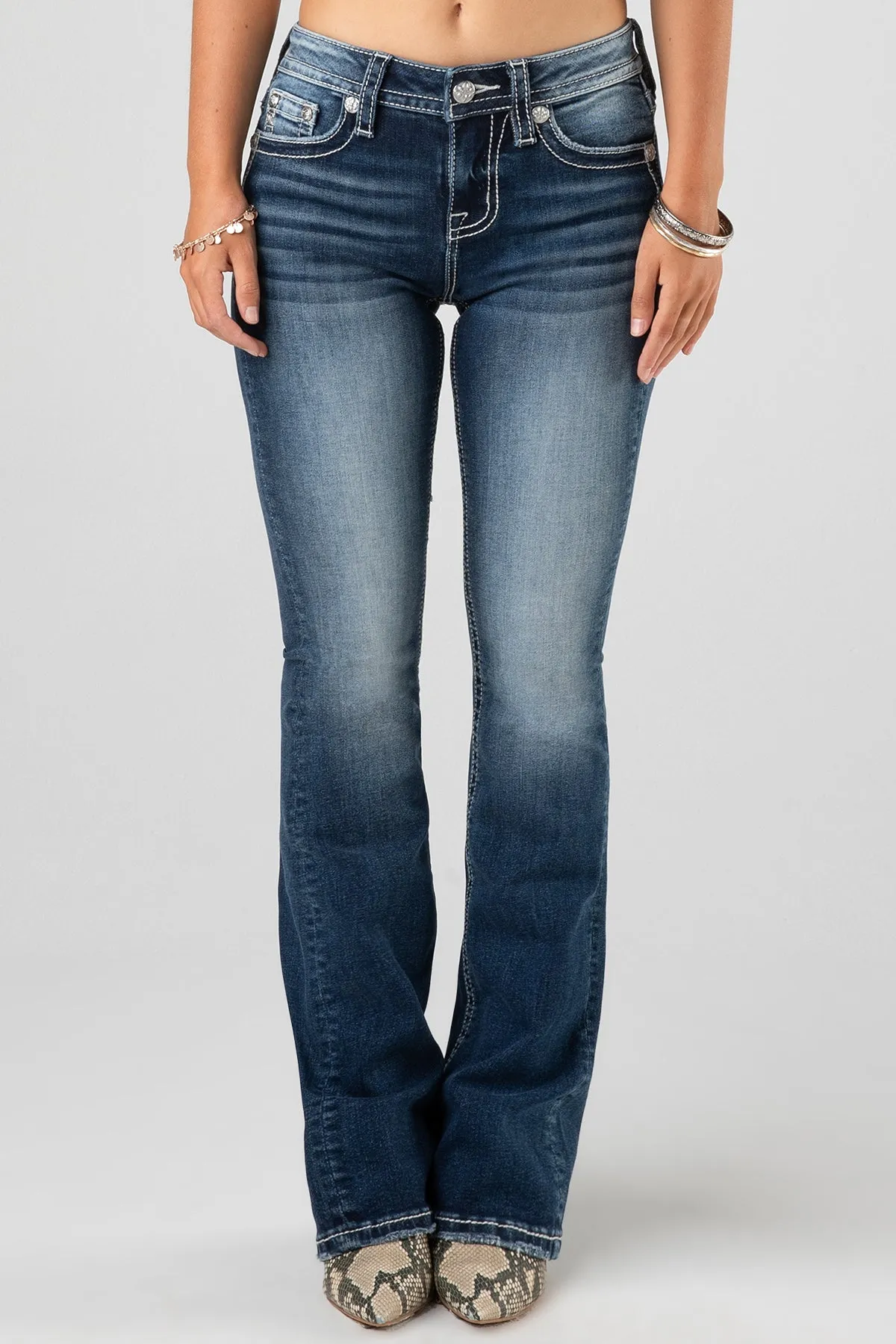 Geo Stone Bootcut Jeans sold by Miss Me product image thumbnail 2