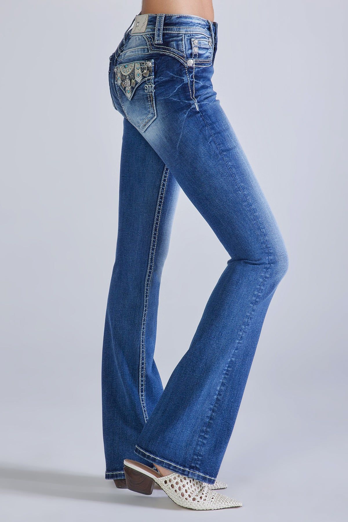 Aztec Goddess Bootcut Jeans sold by Miss Me product image thumbnail 5