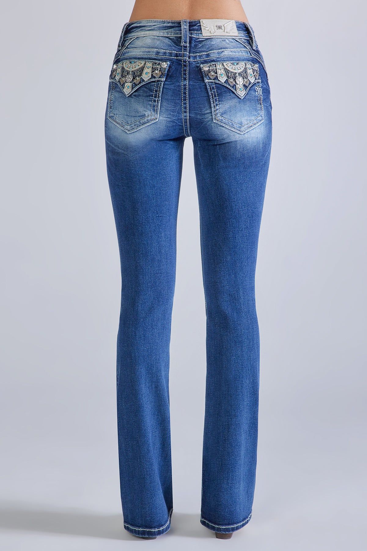 Aztec Goddess Bootcut Jeans sold by Miss Me