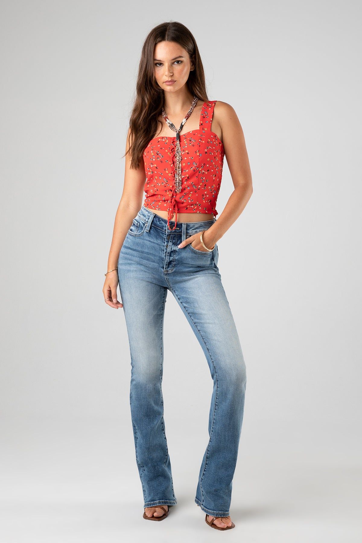 So Fly High Rise Bootcut Jeans sold by Miss Me product image thumbnail 6