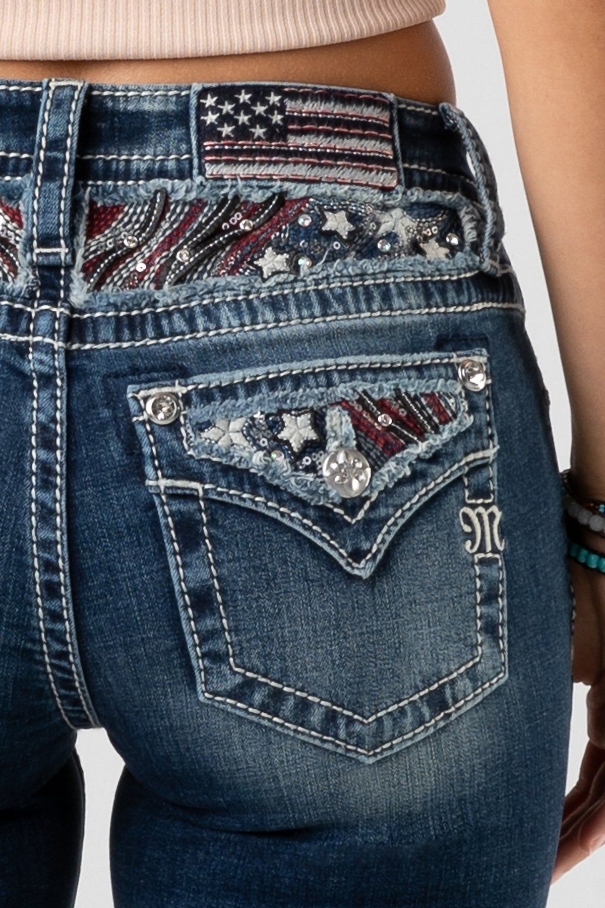 Freedom Bootcut Jeans sold by Miss Me product image thumbnail 4