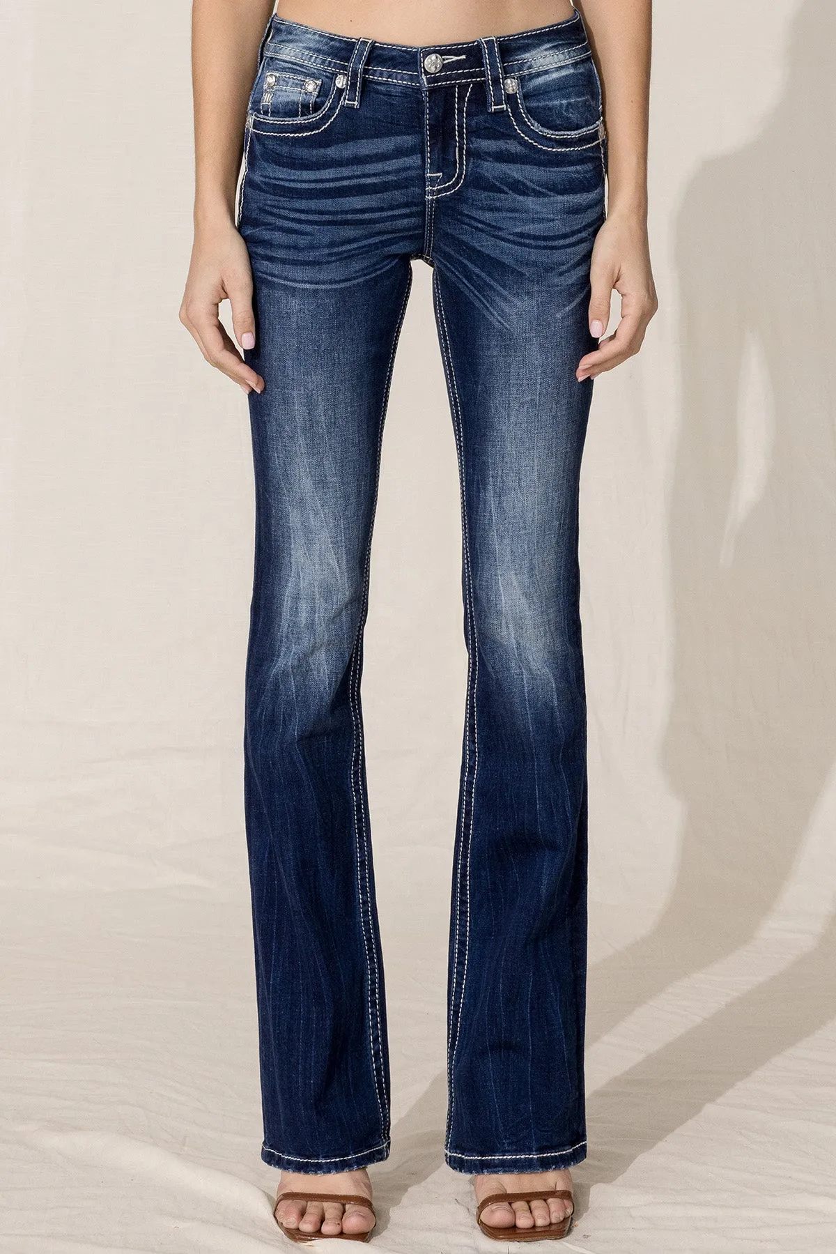 Paisley Border Bootcut Jeans sold by Miss Me product image thumbnail 4