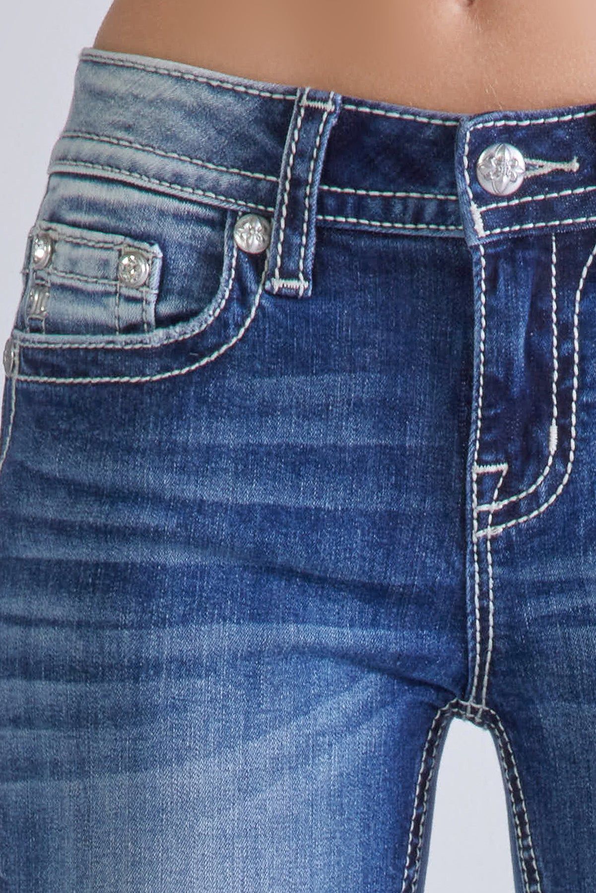 Floral Wing Bootcut Jeans sold by Miss Me product image thumbnail 5