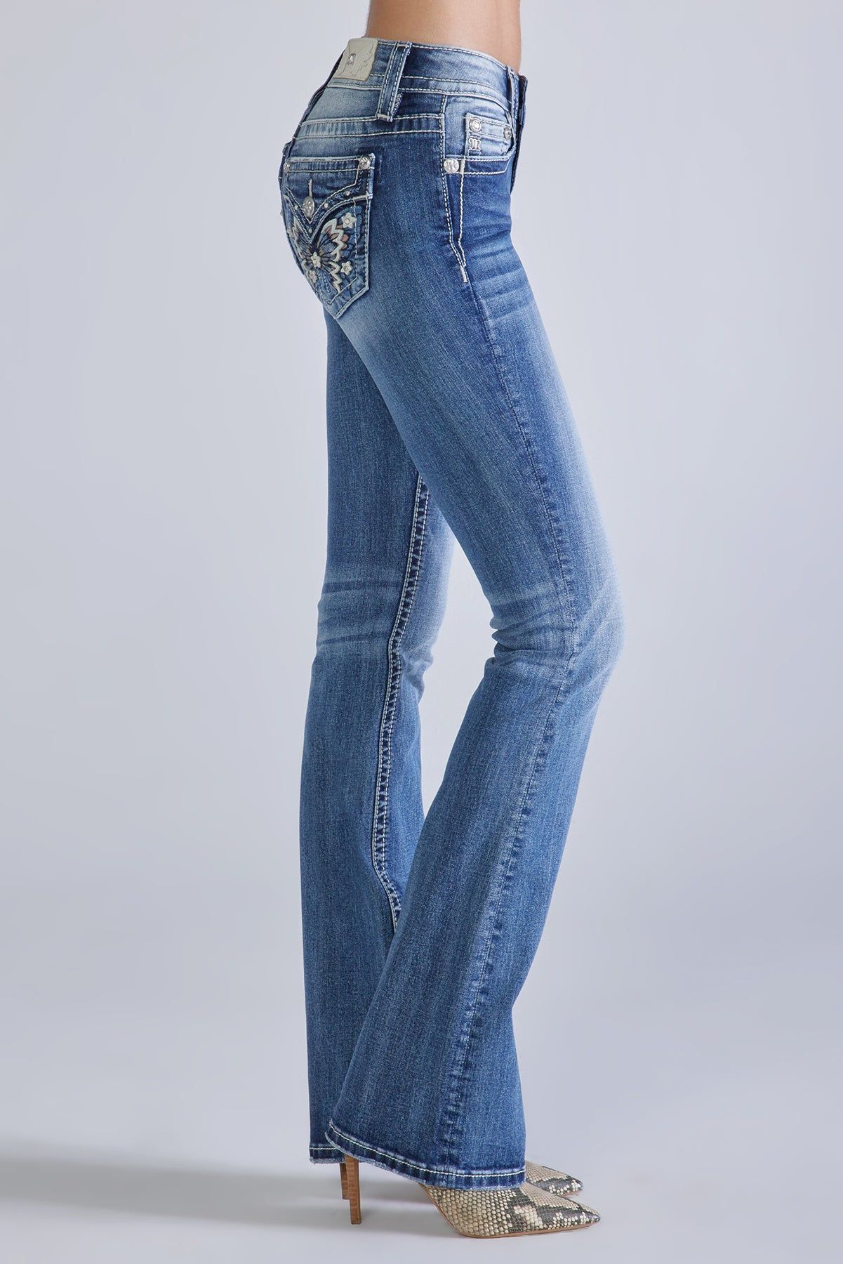 Floral Wing Bootcut Jeans sold by Miss Me product image thumbnail 3