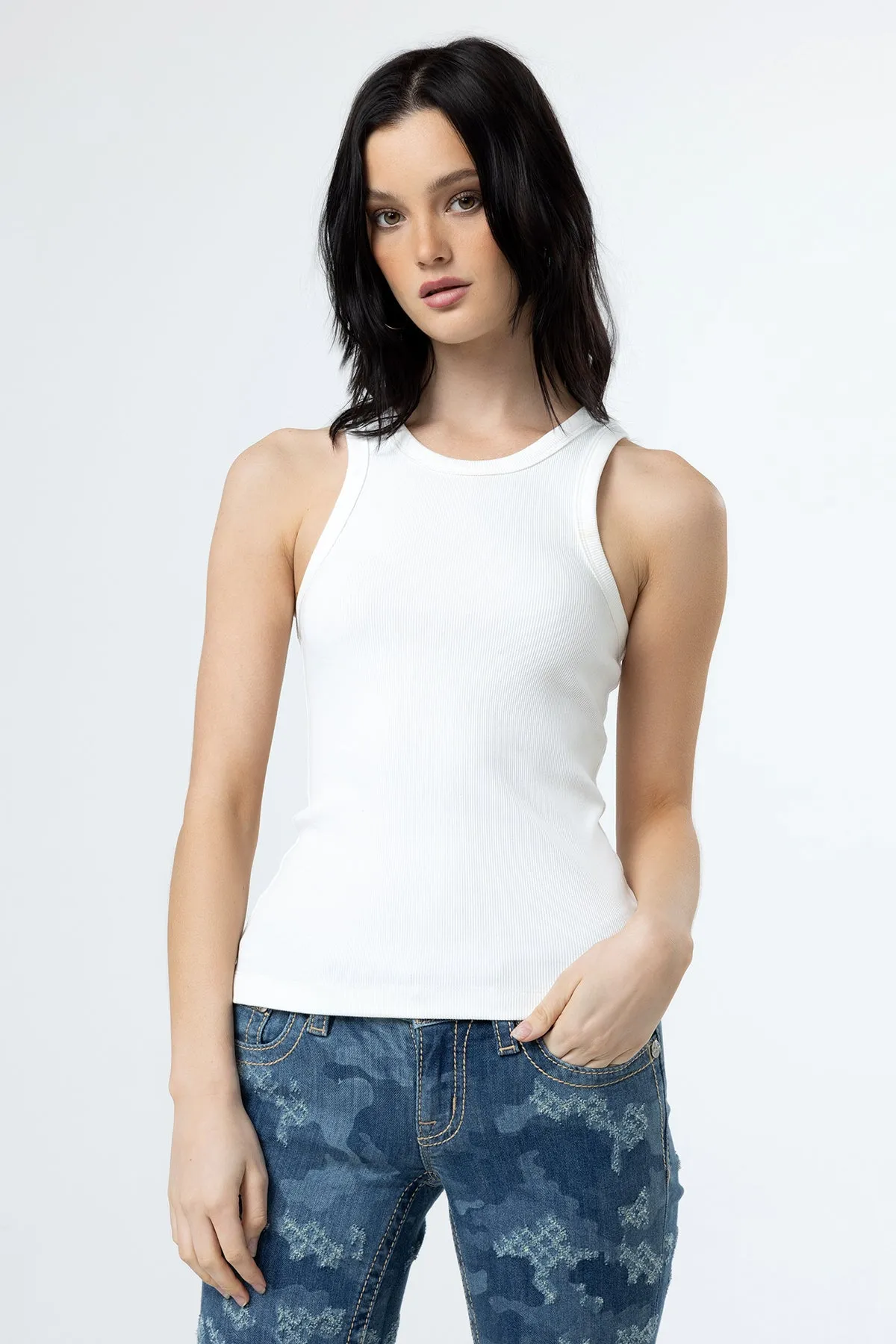 Everyday Seam Racerback Tank sold by Miss Me product image thumbnail 3
