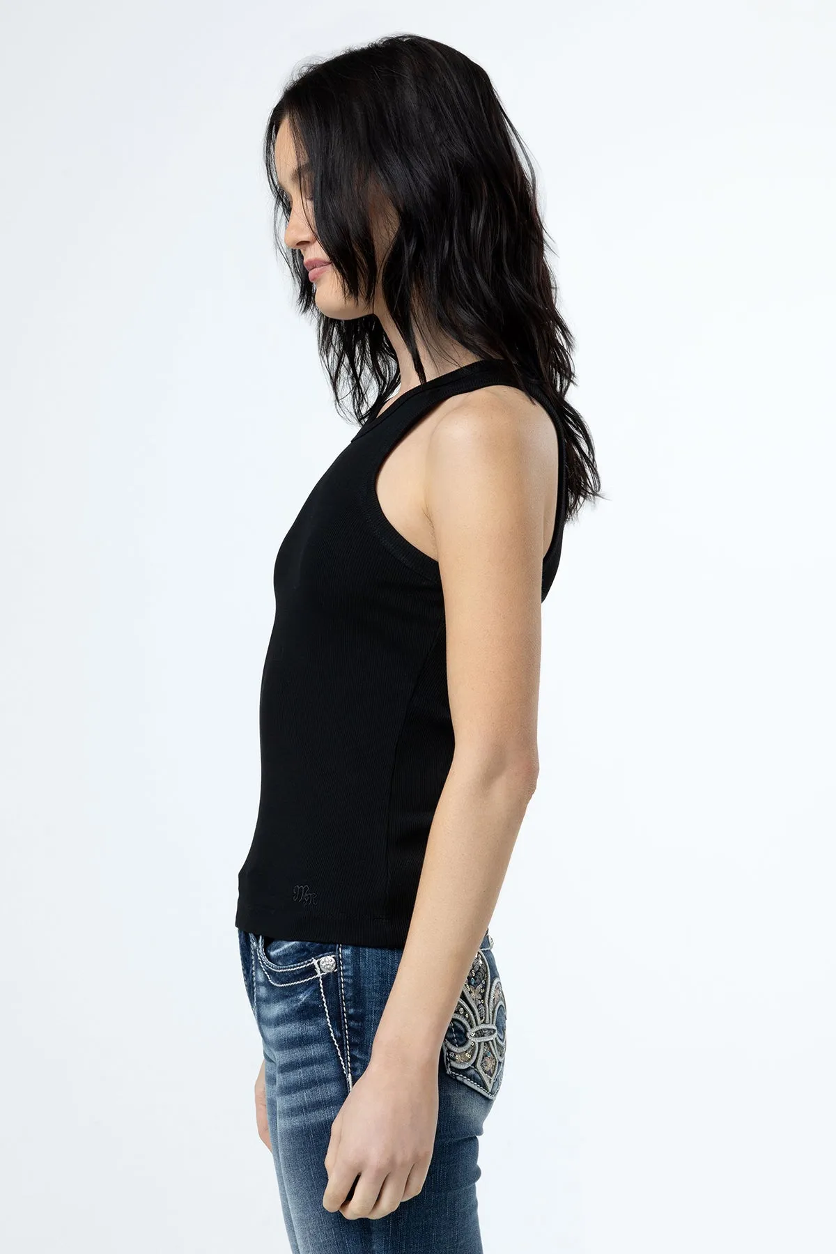 Everyday Seam Racerback Tank sold by Miss Me product image thumbnail 5