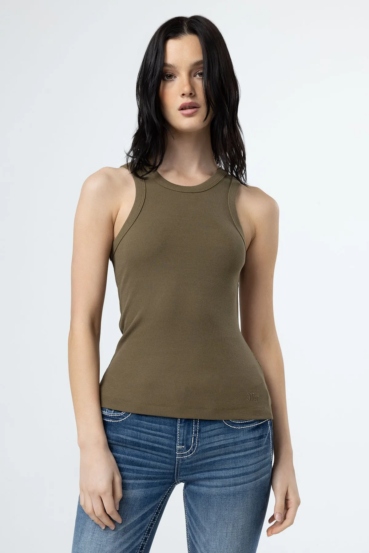 Everyday Seam Racerback Tank sold by Miss Me product image thumbnail 2