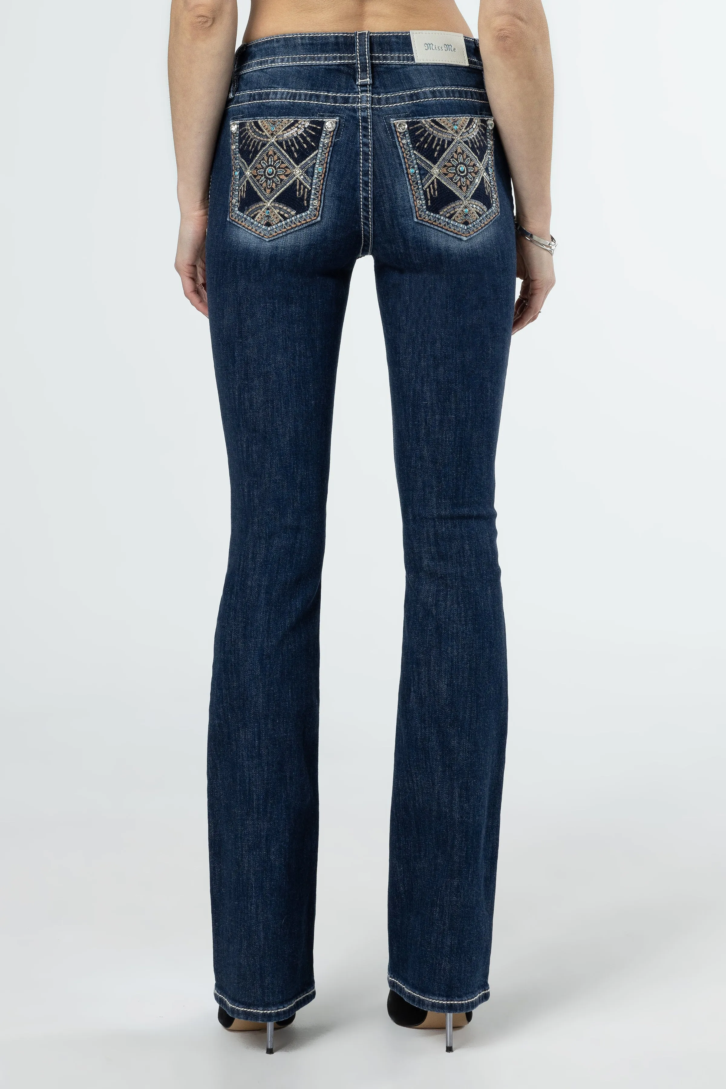 Floral Scene Bootcut Jeans sold by Miss Me