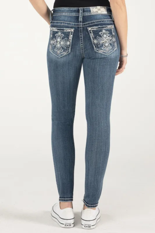Uncovered Gem Skinny Jeans sold by Miss Me