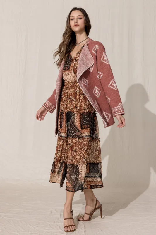 Aztec Open Cardigan sold by Miss Me