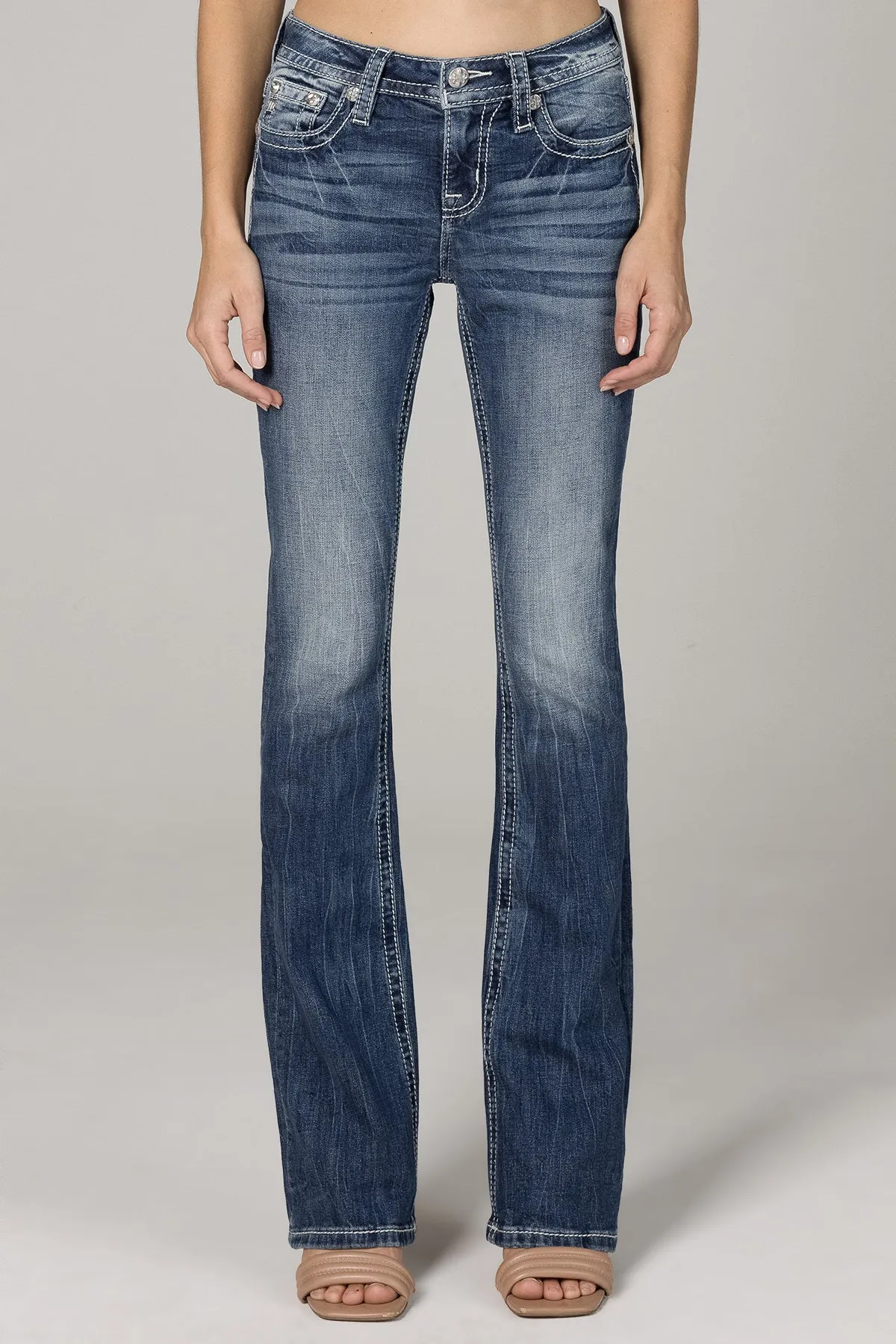 Golden Wing Bootcut Jeans sold by Miss Me product image thumbnail 4