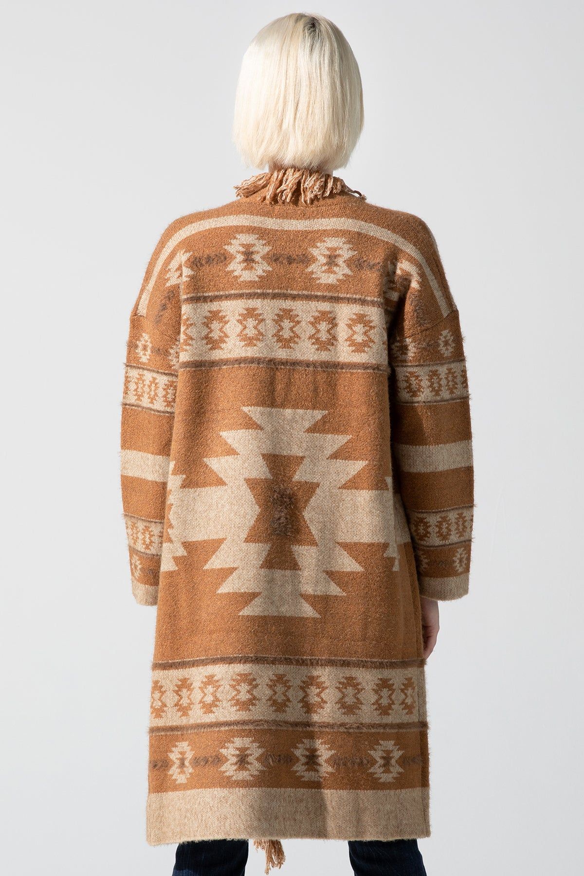 Camel Aztec Cardigan sold by Miss Me product image thumbnail 2