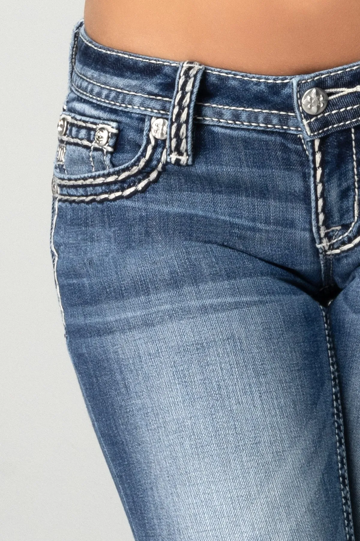 Cleo Stitched Skinny Jeans sold by Miss Me product image thumbnail 4