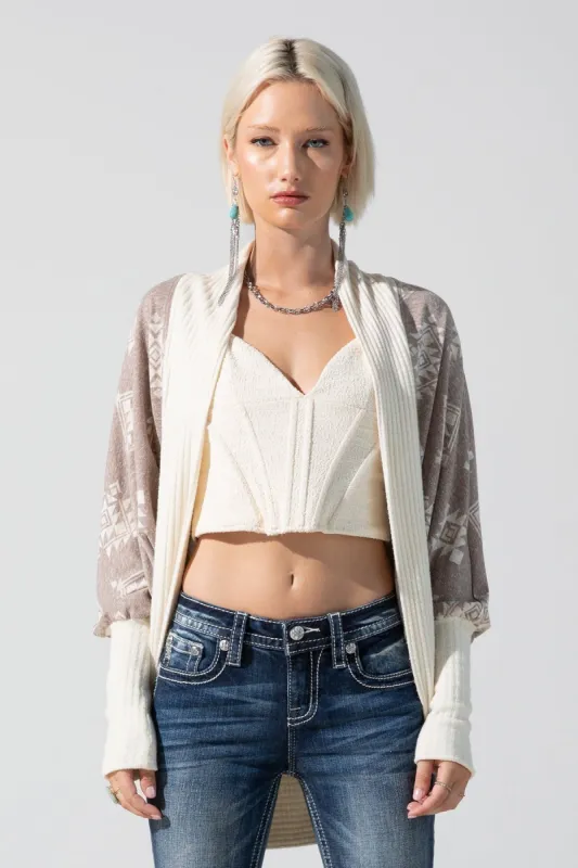 Aztec Printed Cardigan sold by Miss Me