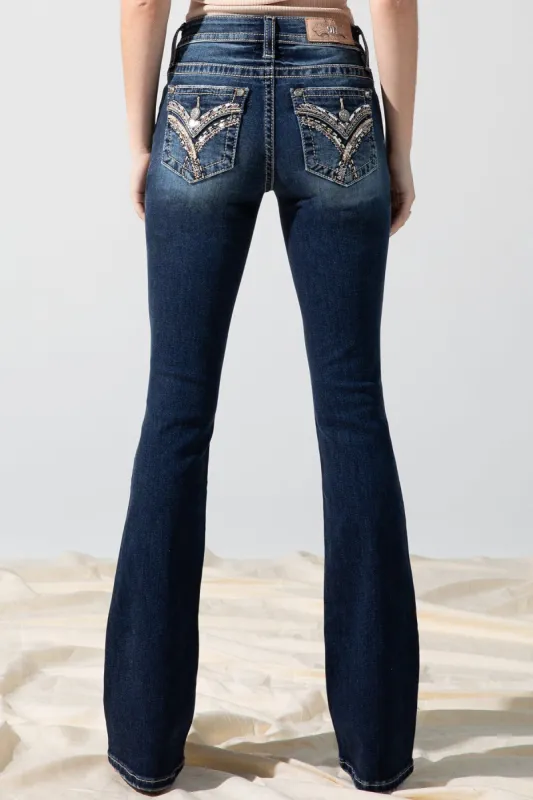 Zig Zag Bootcut Jean sold by Miss Me