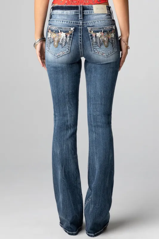 Beautiful Steer Bootcut Jeans made by Miss Me