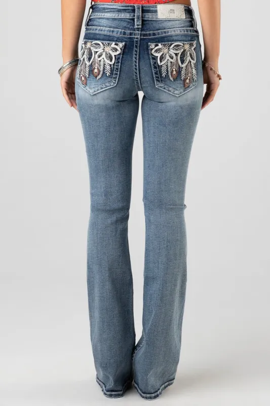 The Tropics Bootcut Jeans sold by Miss Me