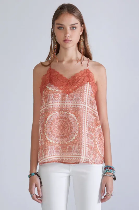 Paisley Print Cami sold by Miss Me