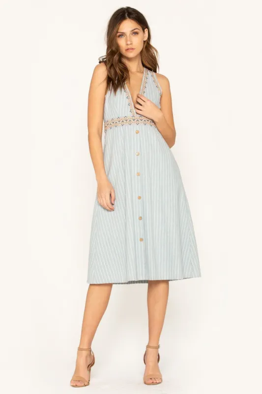 Brunching Babe Midi Dress sold by Miss Me