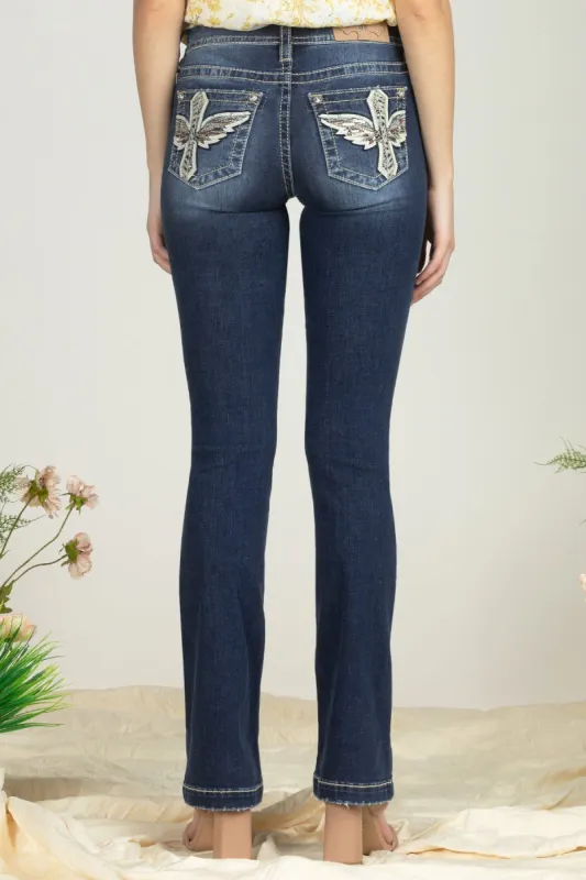 Flying Cross Bootcut Denim sold by Miss Me