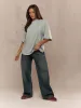 Street Embroidered Logo Drop Shoulder Oversized Crew Neck T-Shirt sold by Missguided