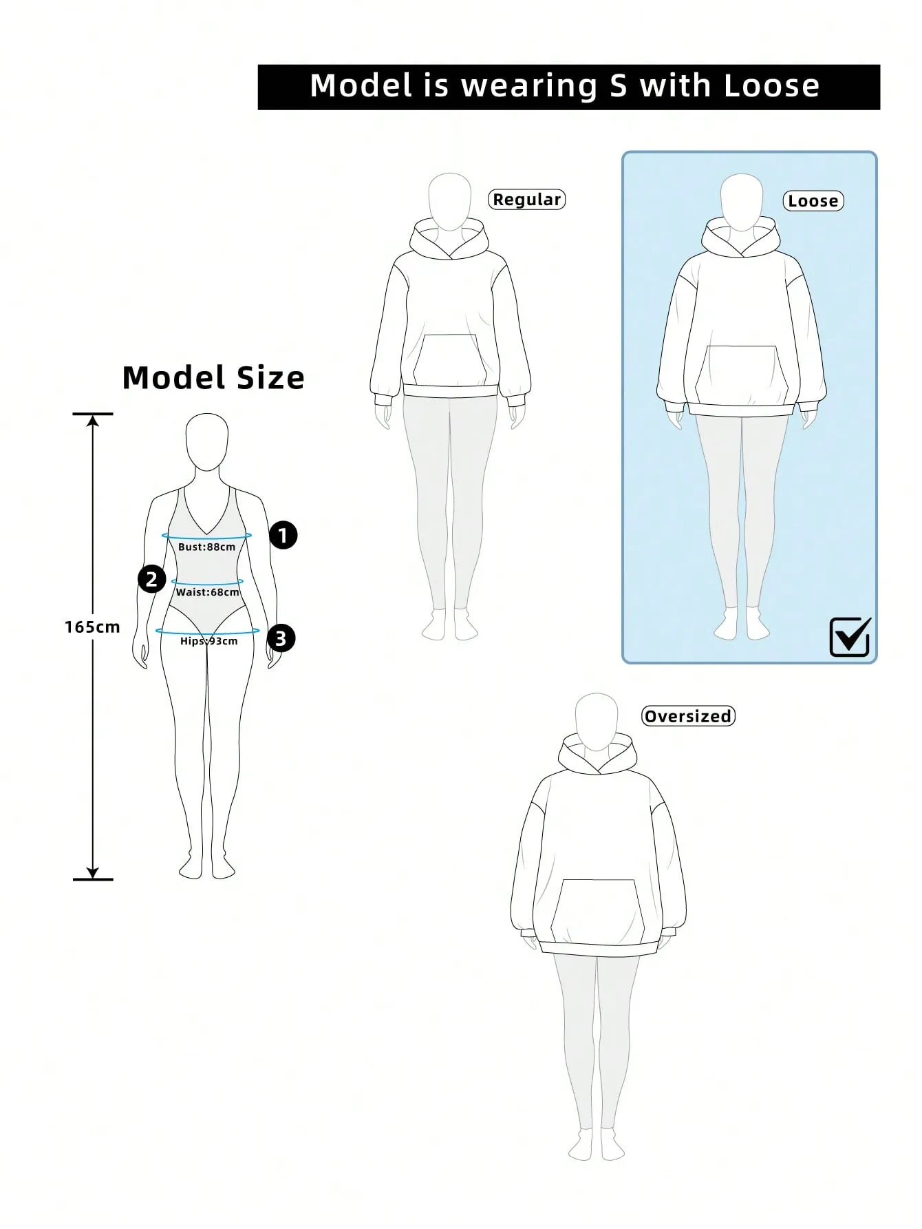 Fall/Winter Warm Color Block "22" Number Fleece Oversized Hoodie For Cold Weather,Long Sleeve Tops sold by Missguided product image thumbnail 5