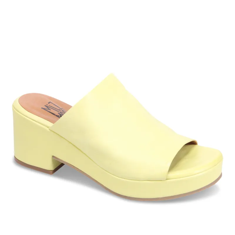 Gwen Heeled Slide II sold by Miz Mooz