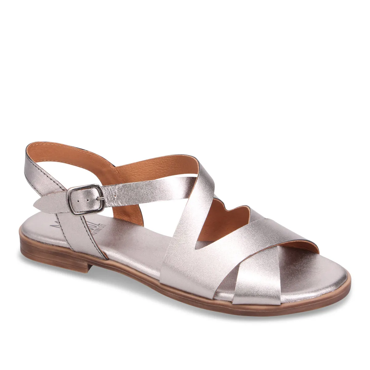 Lilium Metallic Sandal sold by Miz Mooz
