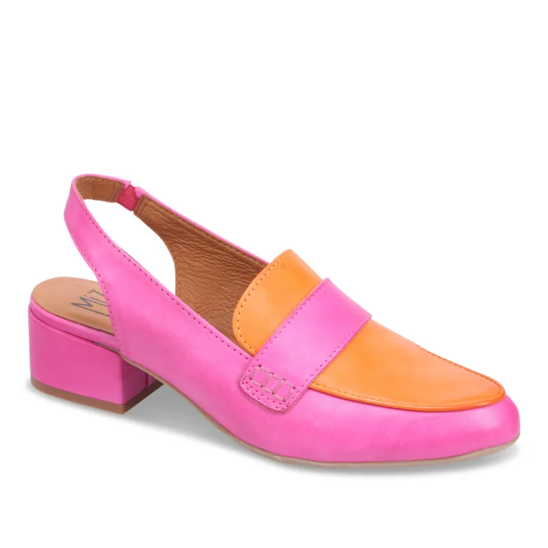 Romi Slingback Heeled Loafer sold by Miz Mooz