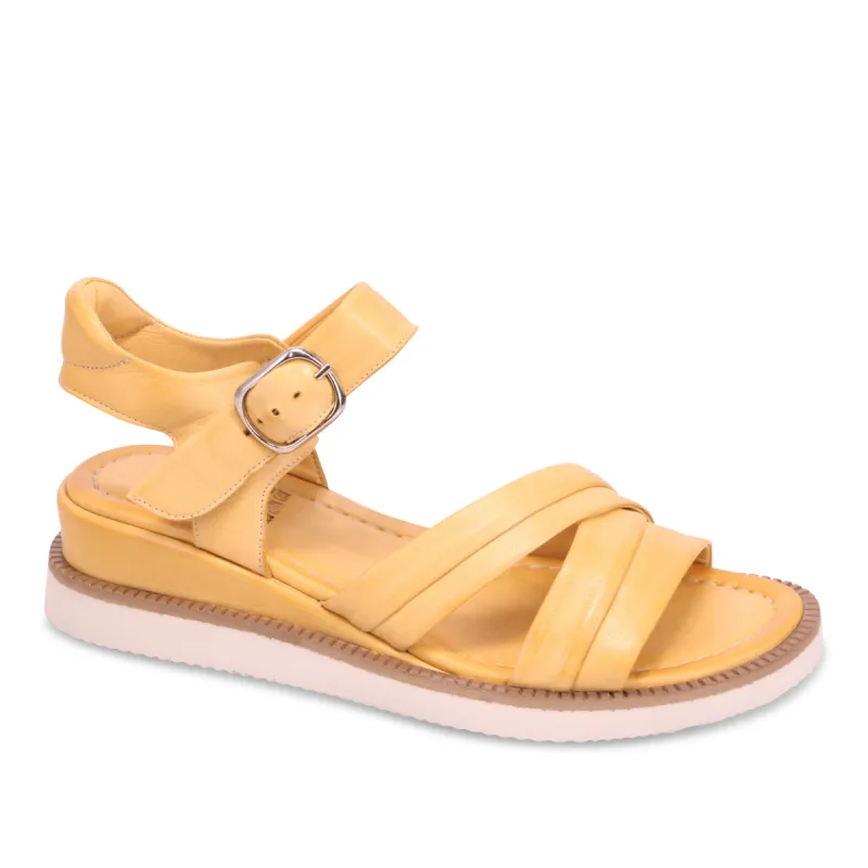 Emelina Wedge Sandal made by Miz Mooz