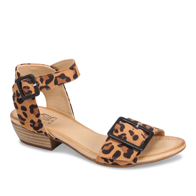 Chessie Leopard Sandal made by Miz Mooz