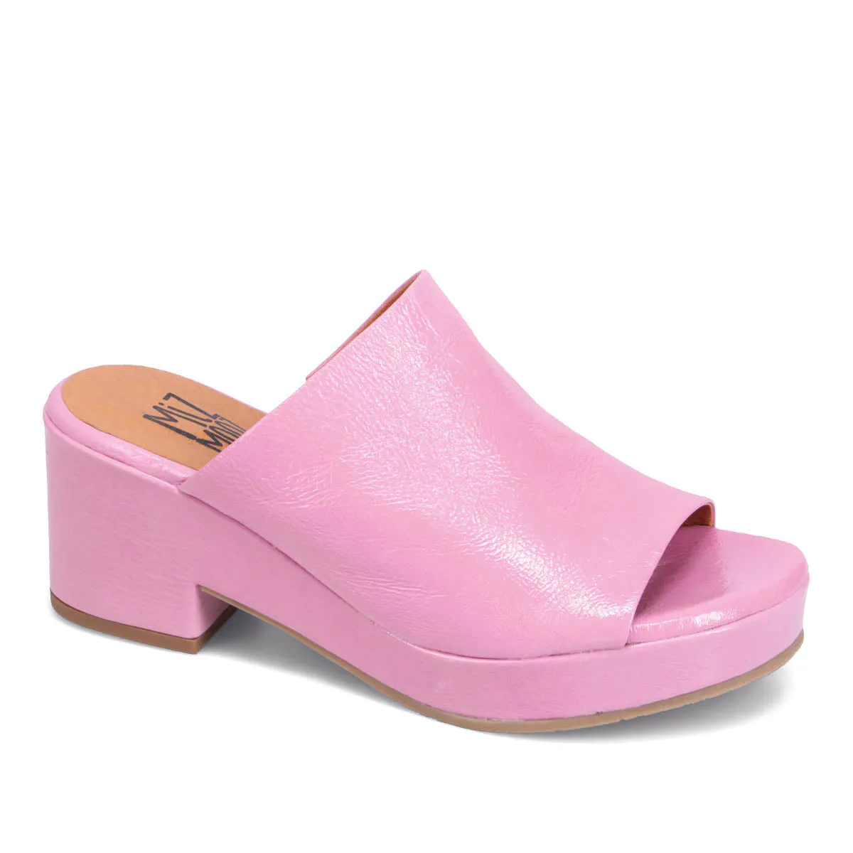 Gwen Patent Heeled Slide sold by Miz Mooz product image thumbnail 4